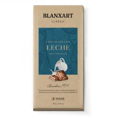 BLANXART Mliečna čokoláda 43%, 75g