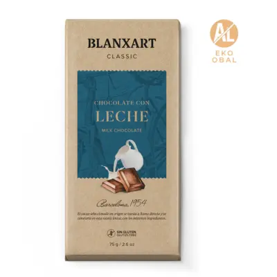 BLANXART Mliečna čokoláda 43%, 75g