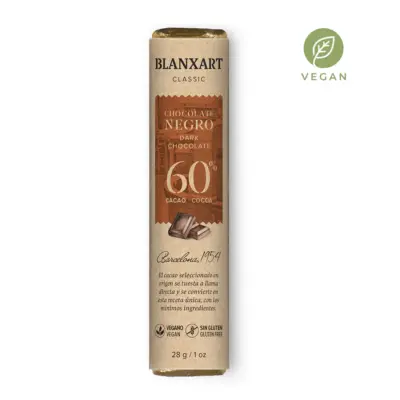 BLANXART Horká čokoláda NEGRO 60%, 28g