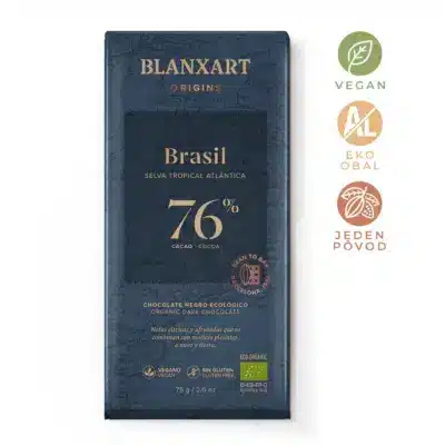 BLANXART Horká čokoláda BRASIL 76%, 75g