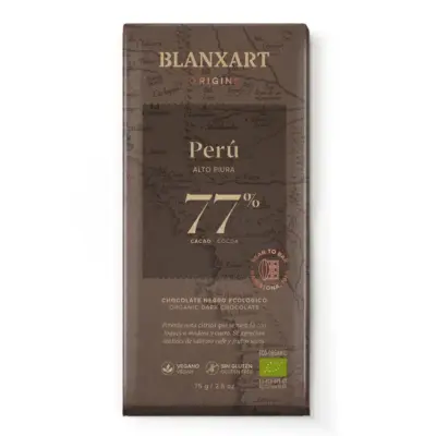 BLANXART Horká čokoláda PERÚ 77%, 75g