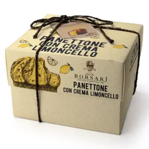 BORSARI Panettone s kandizovanou citrónovou kôrou a krémom Limoncello 1000g
