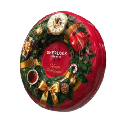 SHERLOCK SECRET Happy Holidays Červené 80g, sypaný čierny čaj s príchuťou
