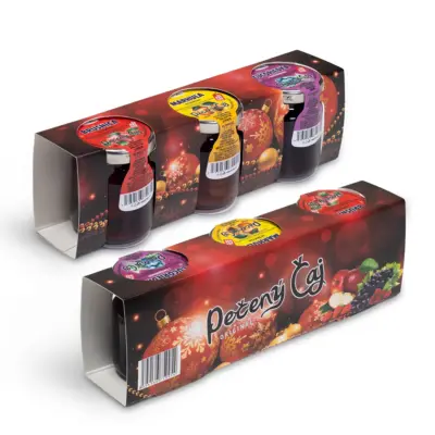 Vianočný TRIPLE 3x60ml Pečený čaj - červený