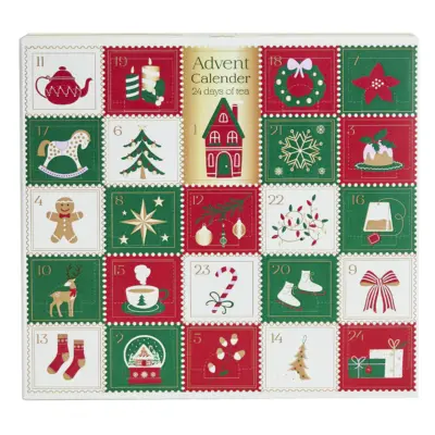 BECKY´S Adventný kalendár, 24ks čajových vrecúšok 36g