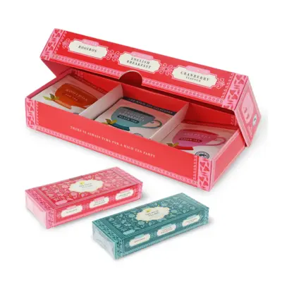 BECKY´S High Tea Box Red rooibos, čierny a zelený čaj, 15 porcií 23g