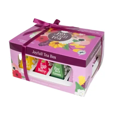 BECKY´S Joyfull Tea Box čierny a zelený čaj s príchuťou, 12 porcií 24g