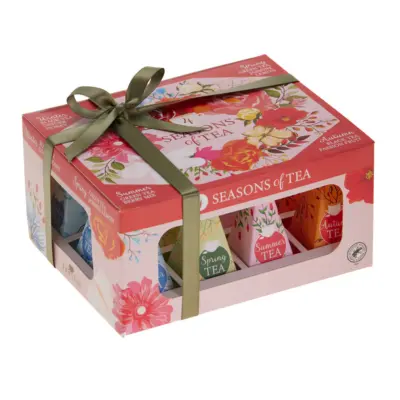 BECKY´S Seasons Tea Box čierny a zelený čaj s príchuťou, 12 porcií 24g