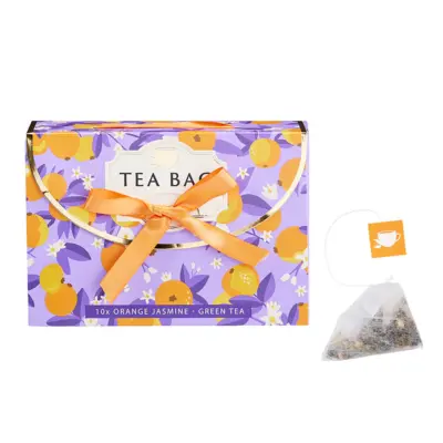 BECKY´S Tea Bag Orange Jasmine zelený čaj s príchuťou, 10 porcií 15g
