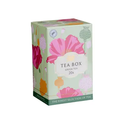 BECKY´S Tea Box Green Tea zelený čaj, GREEN 20 porcií 30g