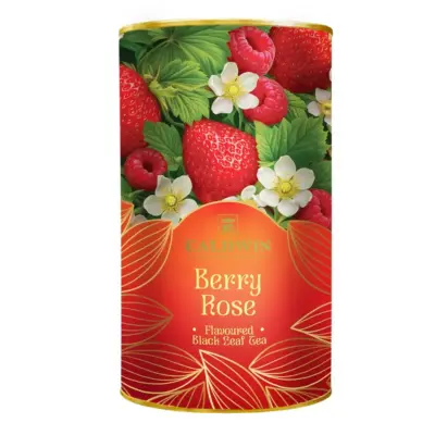 EALDWIN Berry Rose, sypaný čierny čaj s príchuťou 100g