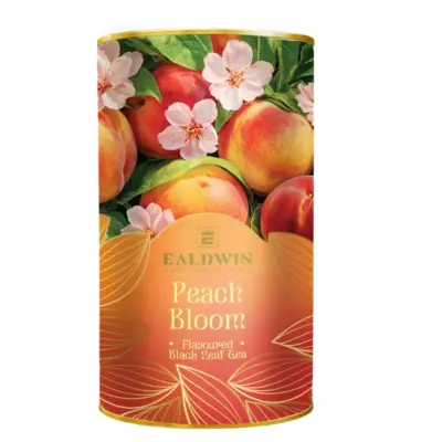 EALDWIN Peach Bloom, sypaný čierny čaj s príchuťou 100g