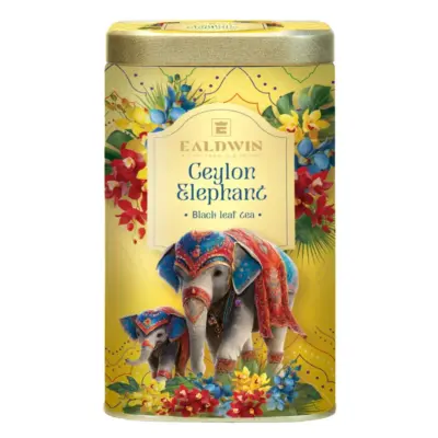 EALDWIN Ceylon Elephant, sypaný čistý čierny čaj 100g