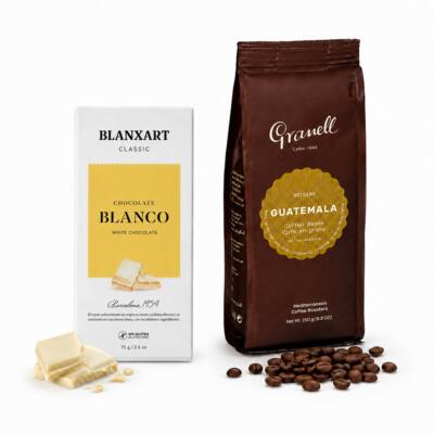 Duo GRANELL Guatemala 250g & BLANXART Biela čokoláda 75g
