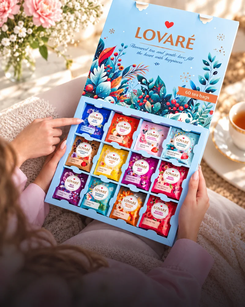 Nádherné a chutné porciované čaje LOVARÉ
